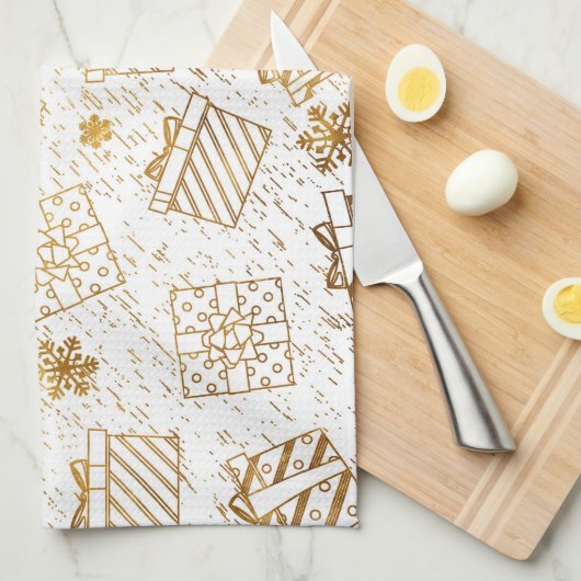 Kerstcadeaus 4 theedoek (Quarter Fold)