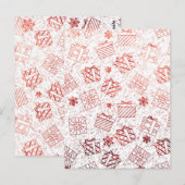 kerstcadeaus 5 briefkaart (Voorkant / Achterkant)