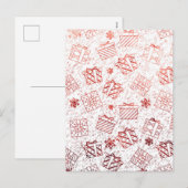 Kerstcadeaus 5 feestdagenkaart (Voorkant / Achterkant)