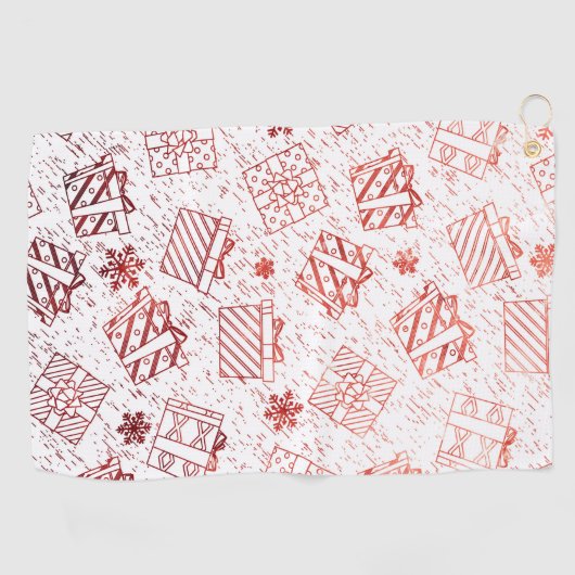 kerstcadeaus 5 golfhanddoek (Horizontaal)