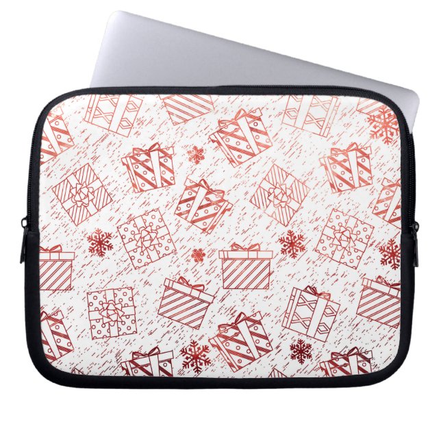 kerstcadeaus 5 laptop sleeve (Voorkant)