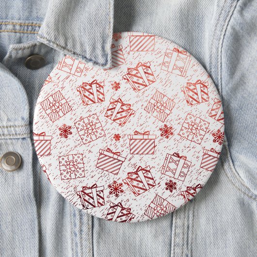 kerstcadeaus 5 ronde button 6,0 cm (In situ)
