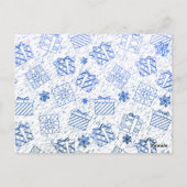 kerstcadeaus 6 briefkaart (Achterkant)