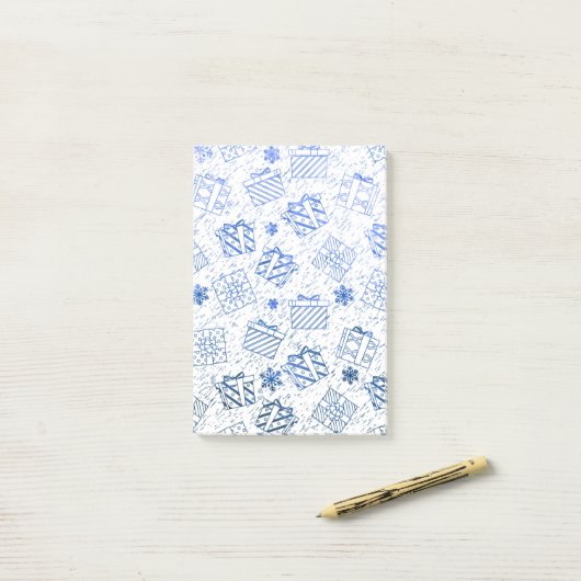 kerstcadeaus 6 post-it® notes (Op bureau)