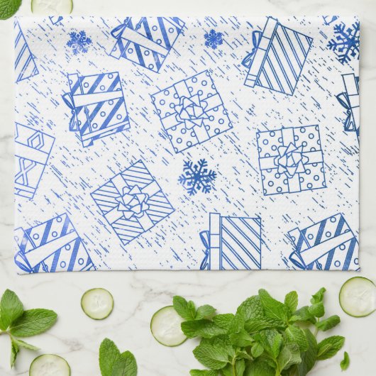 kerstcadeaus 6 theedoek (Gevouwen)