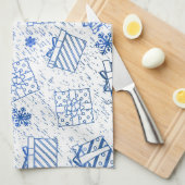 kerstcadeaus 6 theedoek (Quarter Fold)