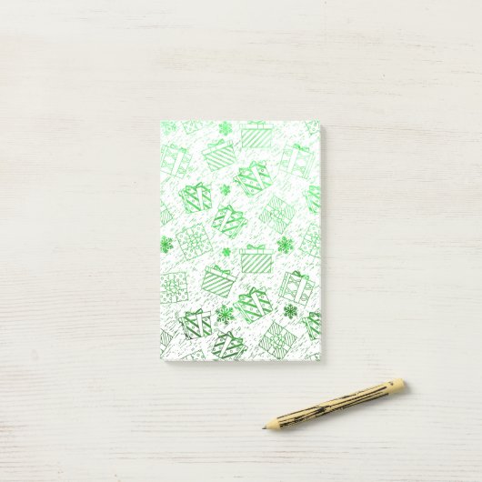 kerstcadeaus 7 post-it® notes (Op bureau)