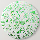 kerstcadeaus 7 ronde button 6,0 cm (Voorkant)