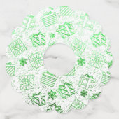 kerstcadeaus 7 wijnglaslabel (Voorkant)