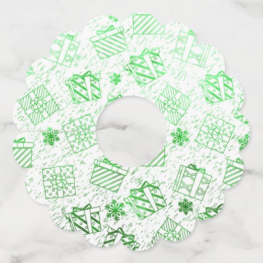 kerstcadeaus 7 wijnglaslabel (Voorkant)