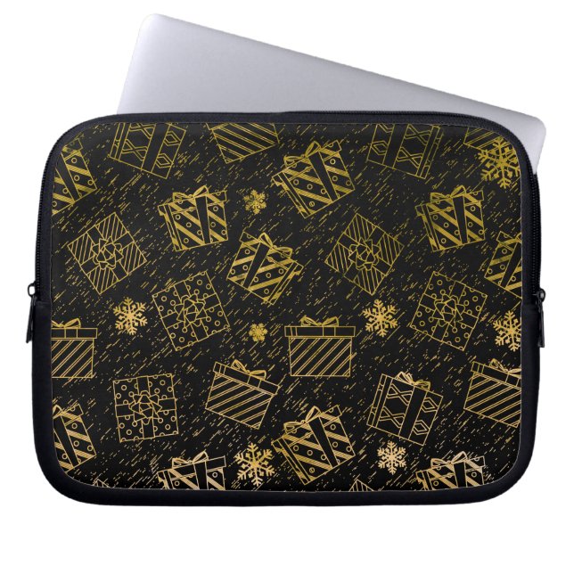 kerstcadeaus 8 laptop sleeve (Voorkant)