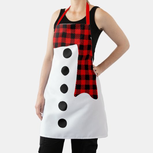 kerstcadeaus | Aangepaste persoonlijke Snowman Schort (Insitu)