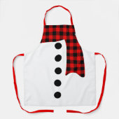 kerstcadeaus | Aangepaste persoonlijke Snowman Schort (Voorkant)