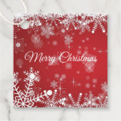 kerstcadeaus bedankjes labels (Voorkant)