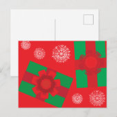Kerstcadeaus Briefkaart (Voorkant / Achterkant)