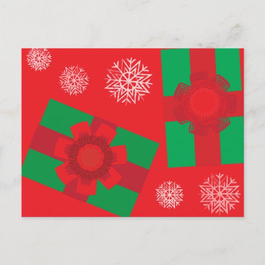 Kerstcadeaus Briefkaart (Voorkant)