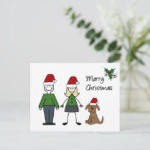 kerstcadeaus Briefkaart voor feestdagen (Staand voorkant)