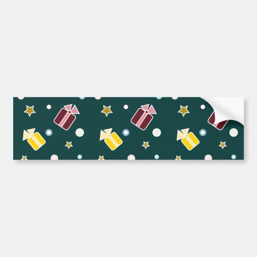 Kerstcadeaus Bumpersticker (Voorkant)