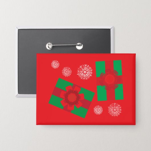 Kerstcadeaus Button (Voorkant / Achterkant)