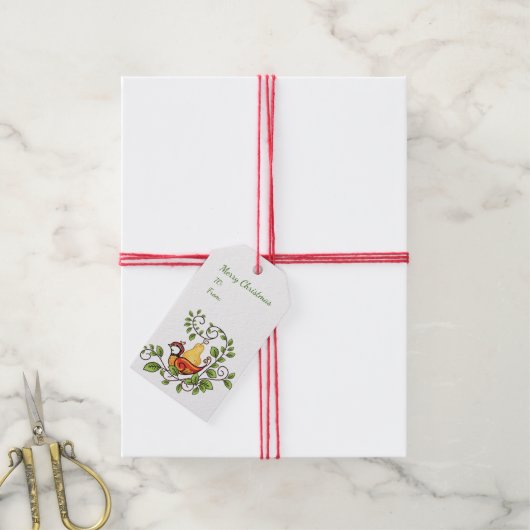 kerstcadeaus cadeaulabel (Met Touw)