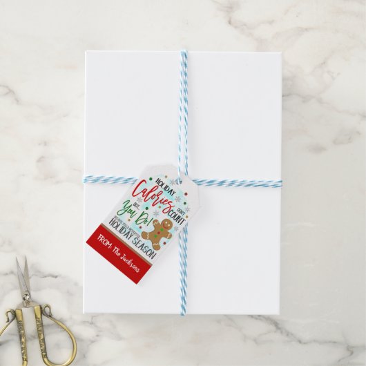 kerstcadeaus cadeaulabel (Met Touw)