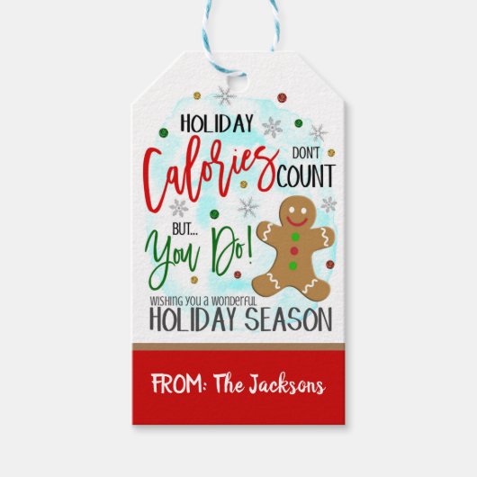 kerstcadeaus cadeaulabel (Voorkant)