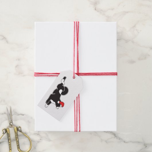 kerstcadeaus cadeaulabel (Met Touw)