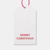 kerstcadeaus cadeaulabel (Voorkant)