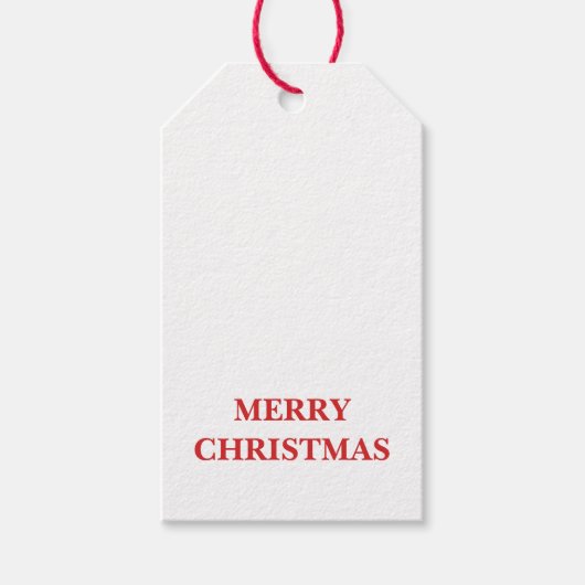 kerstcadeaus cadeaulabel (Voorkant)