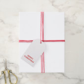kerstcadeaus cadeaulabel (Met Touw)
