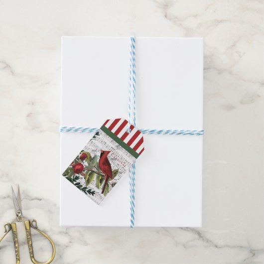 kerstcadeaus cadeaulabel (Met Touw)