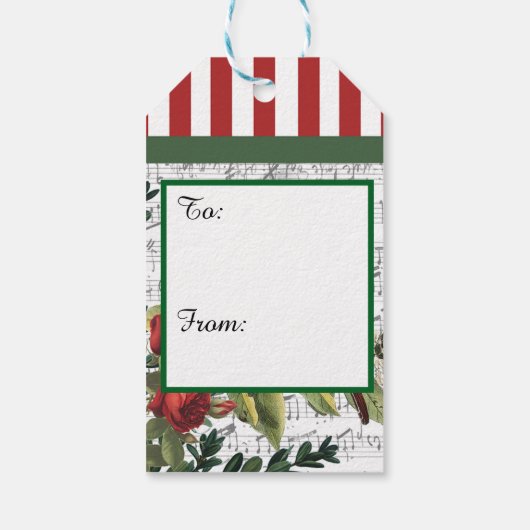 kerstcadeaus cadeaulabel (Achterkant)