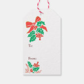kerstcadeaus cadeaulabel (Achterkant)
