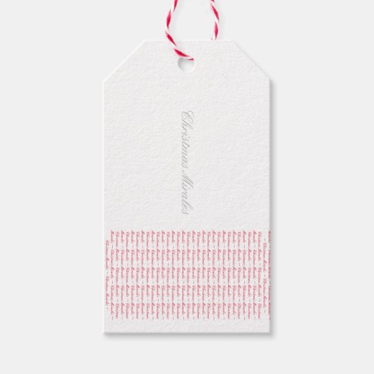 kerstcadeaus cadeaulabel (Voorkant)