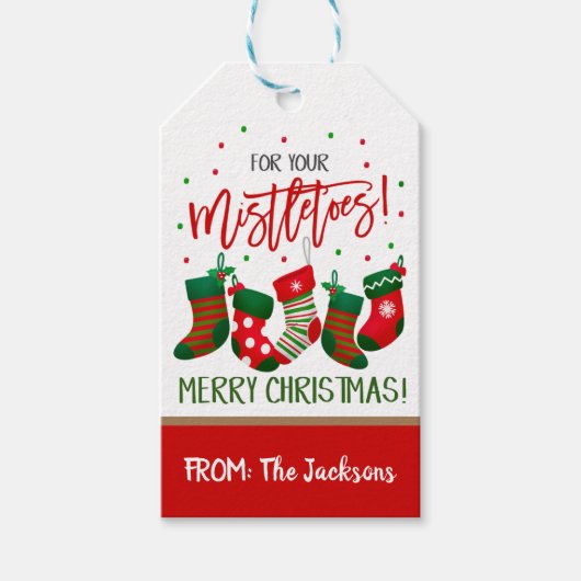 kerstcadeaus cadeaulabel (Voorkant)