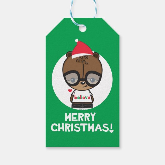 kerstcadeaus cadeaulabel (Voorkant)
