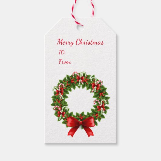 kerstcadeaus cadeaulabel (Voorkant)