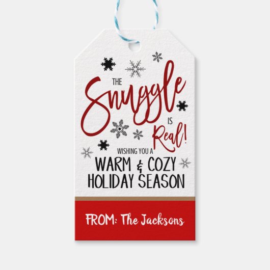 kerstcadeaus cadeaulabel (Voorkant)
