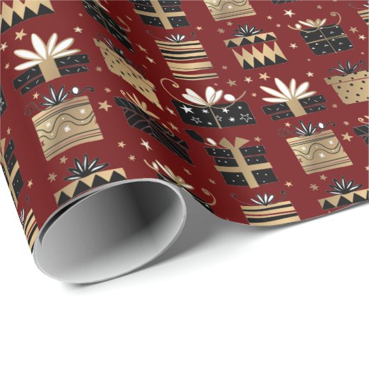 kerstcadeaus cadeaupapier (Rol Hoek)