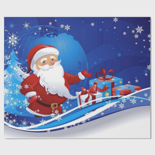 kerstcadeaus cadeaupapier (Vlak)