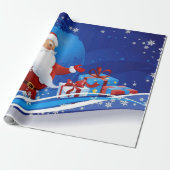 kerstcadeaus cadeaupapier (Uitgerold)