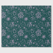 kerstcadeaus cadeaupapier (Vlak)