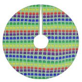 kerstcadeaus Cadeaus Boxes Rainbow Red Green Kerstboom Rok (Voorkant)