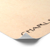 Kerstcadeaus Charles Robinson  Vakantie Poster (Hoek)