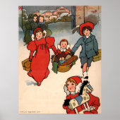 Kerstcadeaus Charles Robinson  Vakantie Poster (Voorkant)