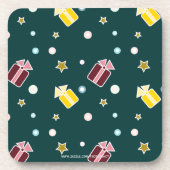 kerstcadeaus drankjes onderzetter (Voorkant)