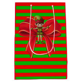 kerstcadeaus Elf Medium Cadeauzakje (Achterkant)