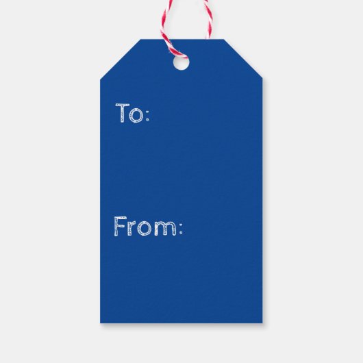 kerstcadeaus Elf Stripe Cadeaulabel (Achterkant)