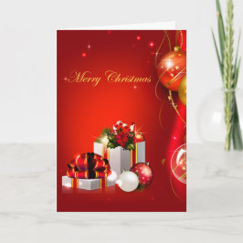 Kerstcadeaus Feestdagen Kaart