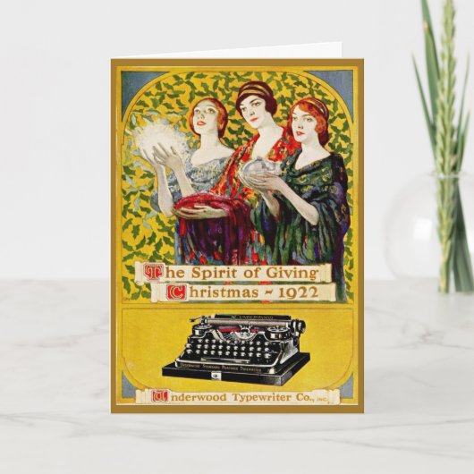 kerstcadeaus feestdagen kaart (Voorkant)